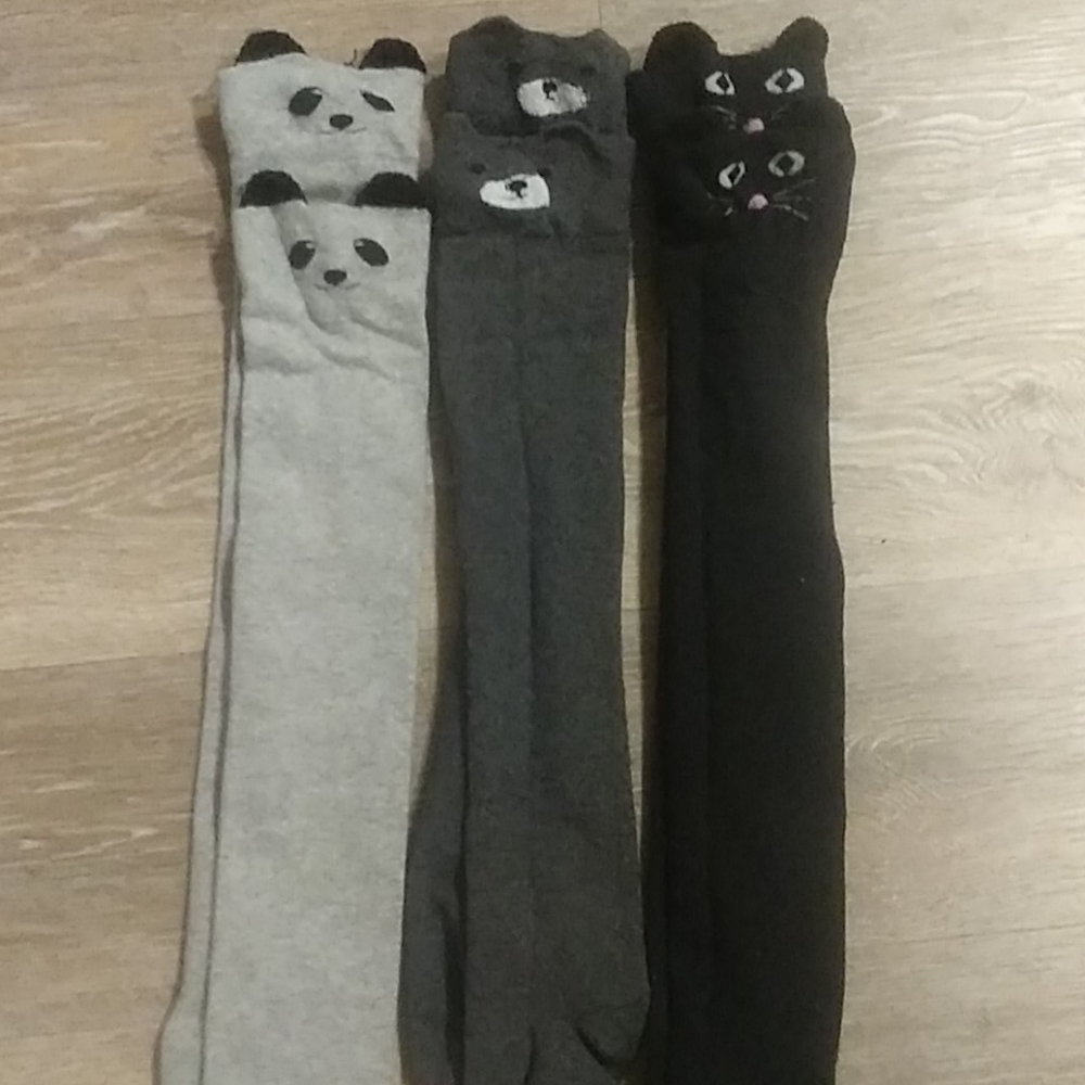 Over the knee animal socks